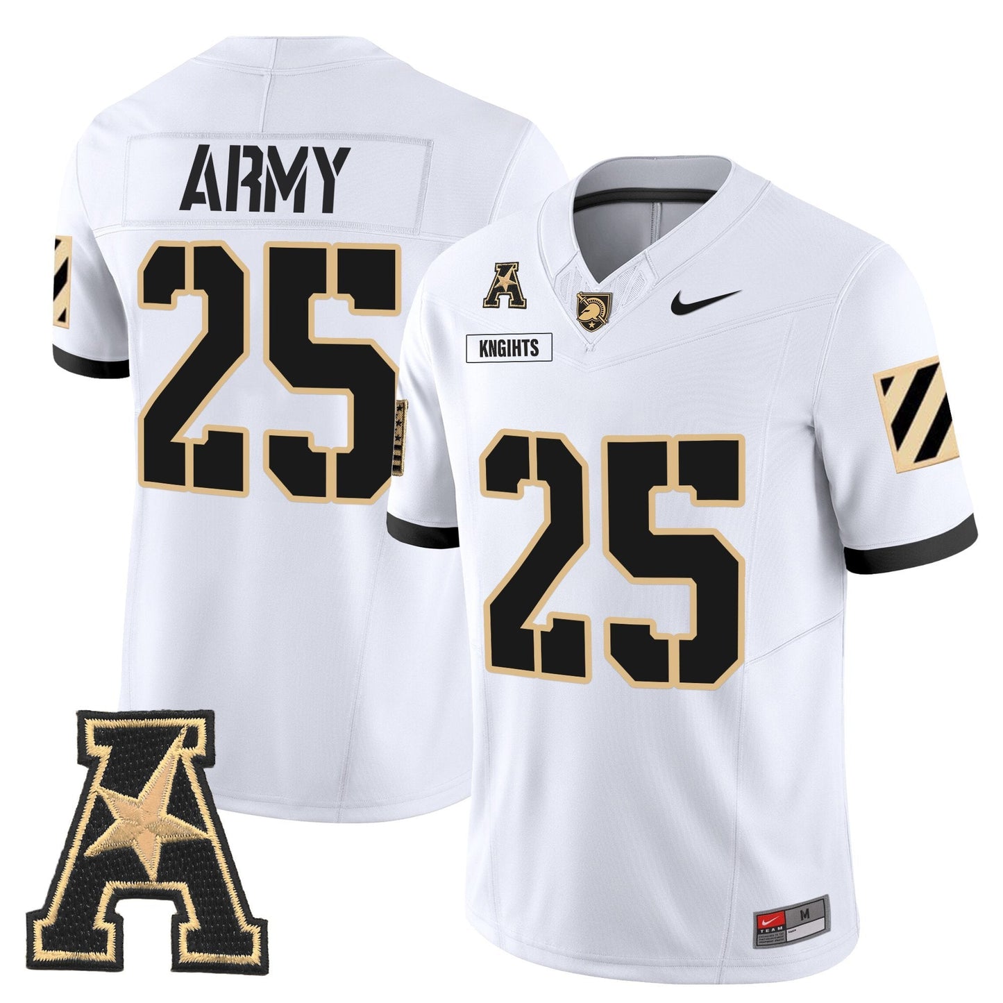 Men's Army Black Knights 2025 Vapor Limited Jersey - All Stitched