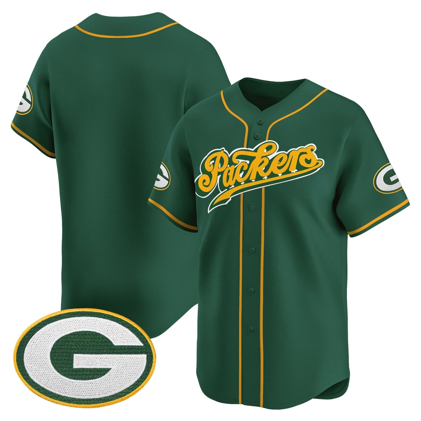 Men's Green Bay Packers 2025 Vapor Baseball Jersey V2 - All Stitched