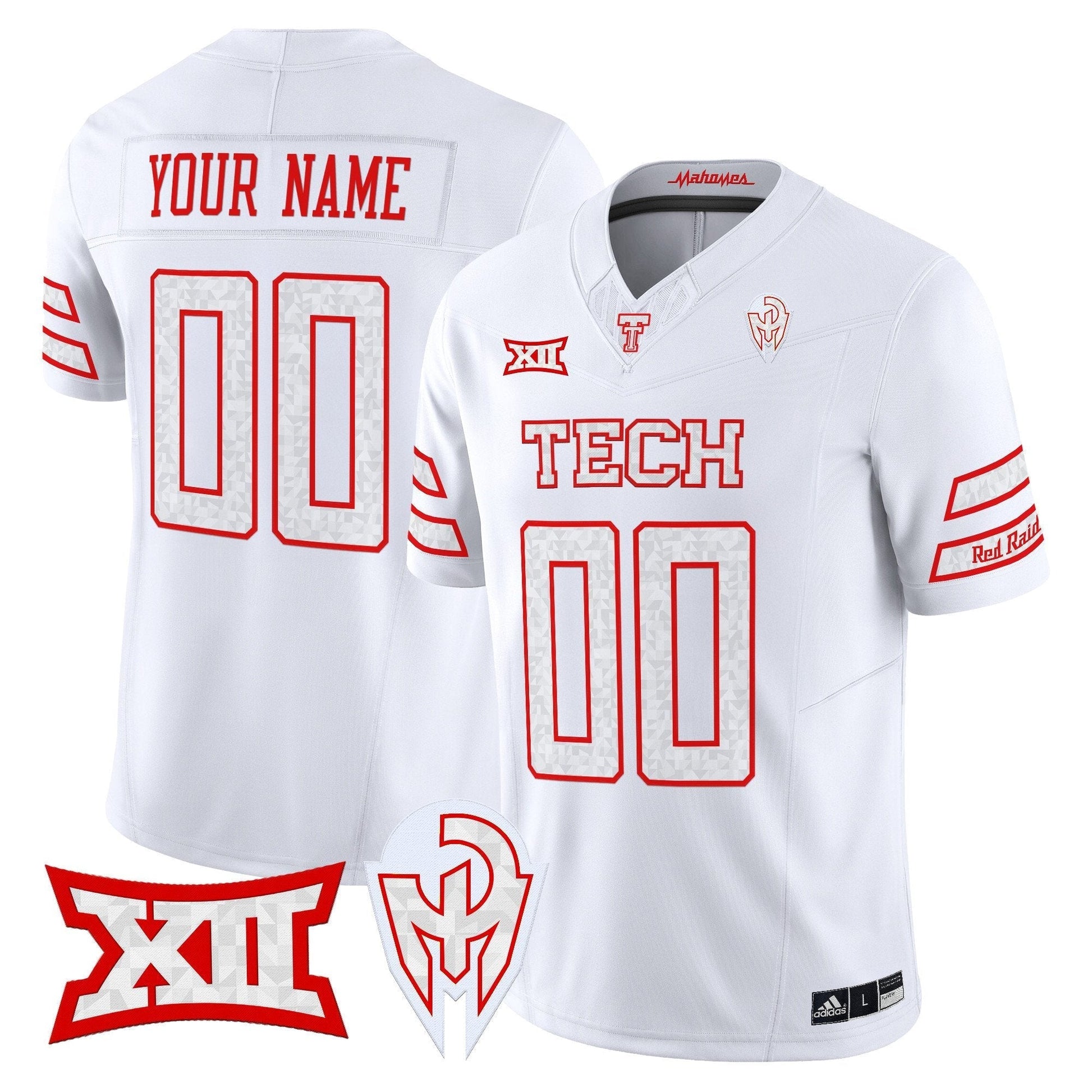 Texas Tech Red Raiders 'Too Cold' Vapor Limited Custom Jersey - Mahomes Collection - All Stitched