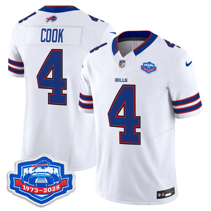 BUF 2025 Farewell Season Patch Vapor Limited Jersey - All Stitched