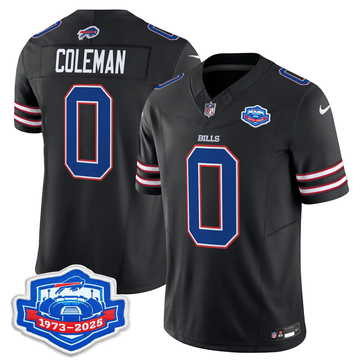BUF 2025 Farewell Season Patch Vapor Limited Jersey - All Stitched