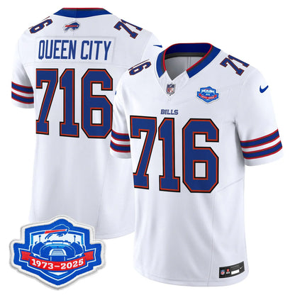 BUF 2025 Farewell Season Patch Vapor Limited Jersey - All Stitched
