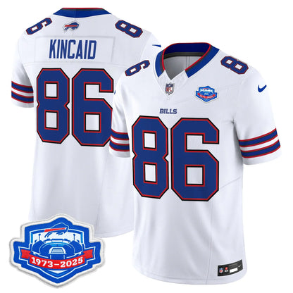 BUF 2025 Farewell Season Patch Vapor Limited Jersey - All Stitched