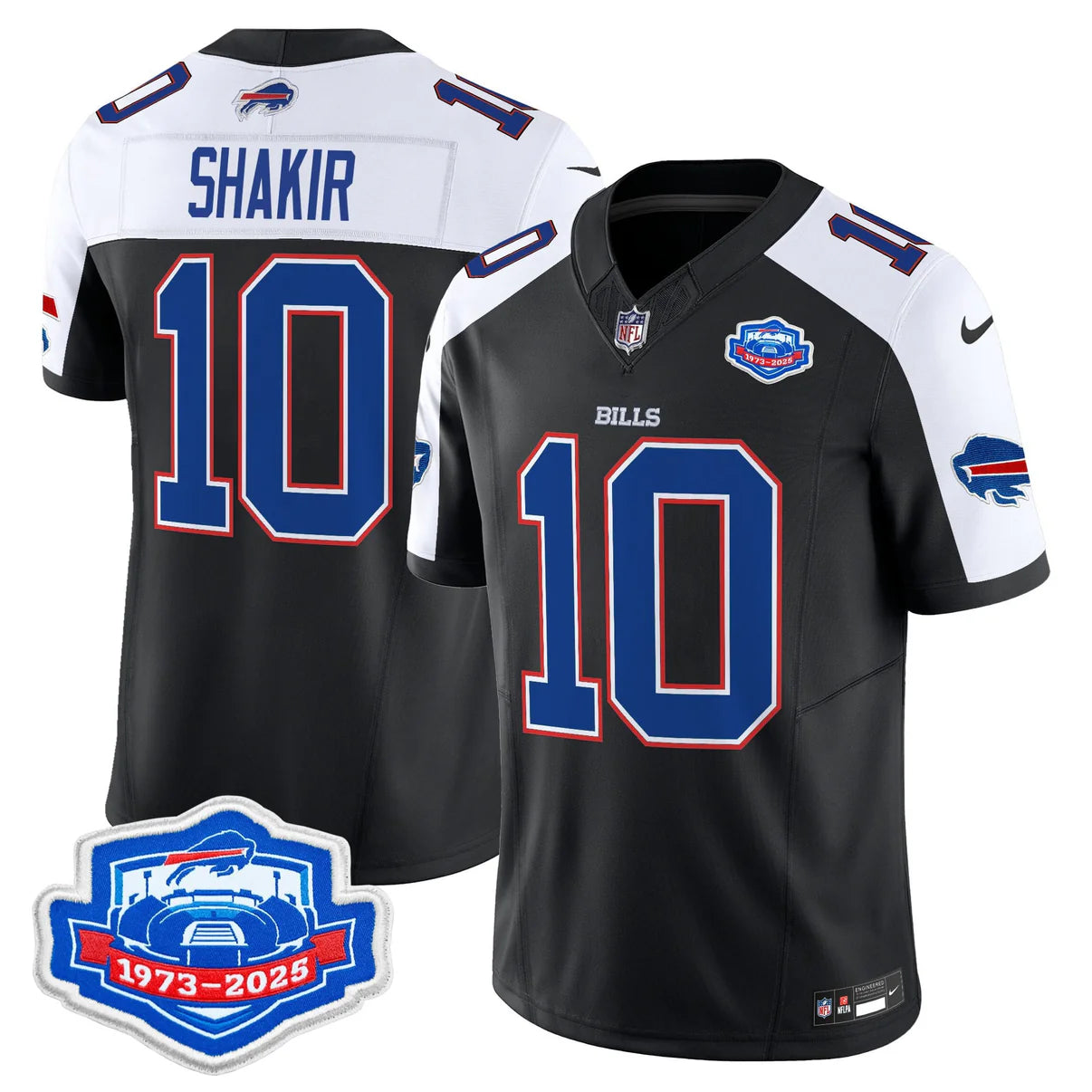 BUF 2025 Farewell Season Patch Vapor Limited Jersey - All Stitched