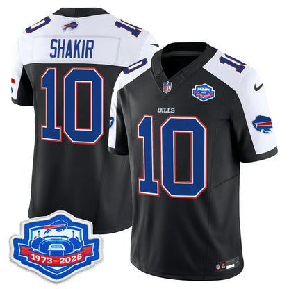 BUF 2025 Farewell Season Patch Vapor Limited Jersey - All Stitched