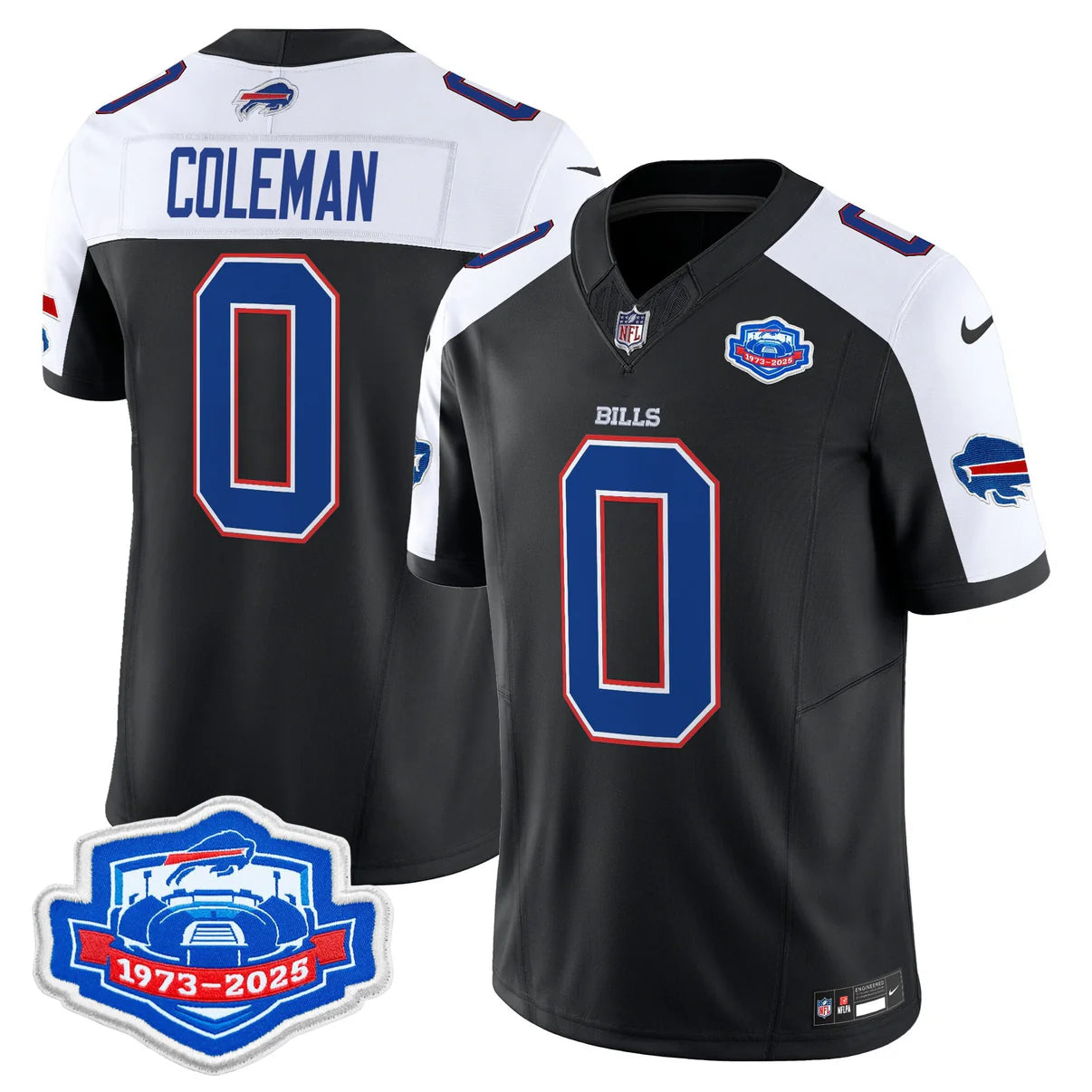 BUF 2025 Farewell Season Patch Vapor Limited Jersey - All Stitched