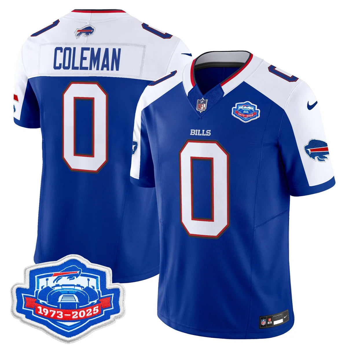 BUF 2025 Farewell Season Patch Vapor Limited Jersey - All Stitched