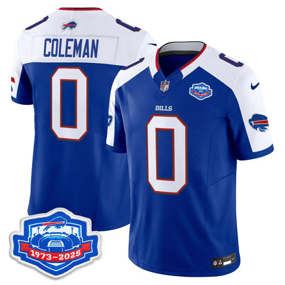 BUF 2025 Farewell Season Patch Vapor Limited Jersey - All Stitched