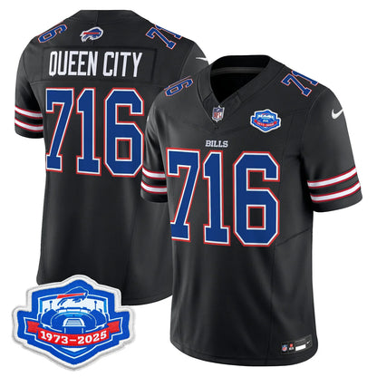 BUF 2025 Farewell Season Patch Vapor Limited Jersey - All Stitched