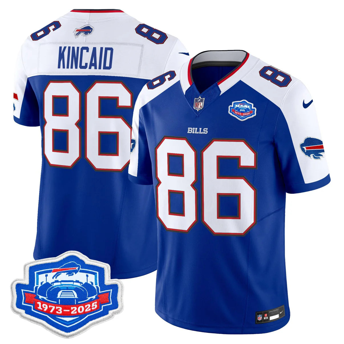 BUF 2025 Farewell Season Patch Vapor Limited Jersey - All Stitched