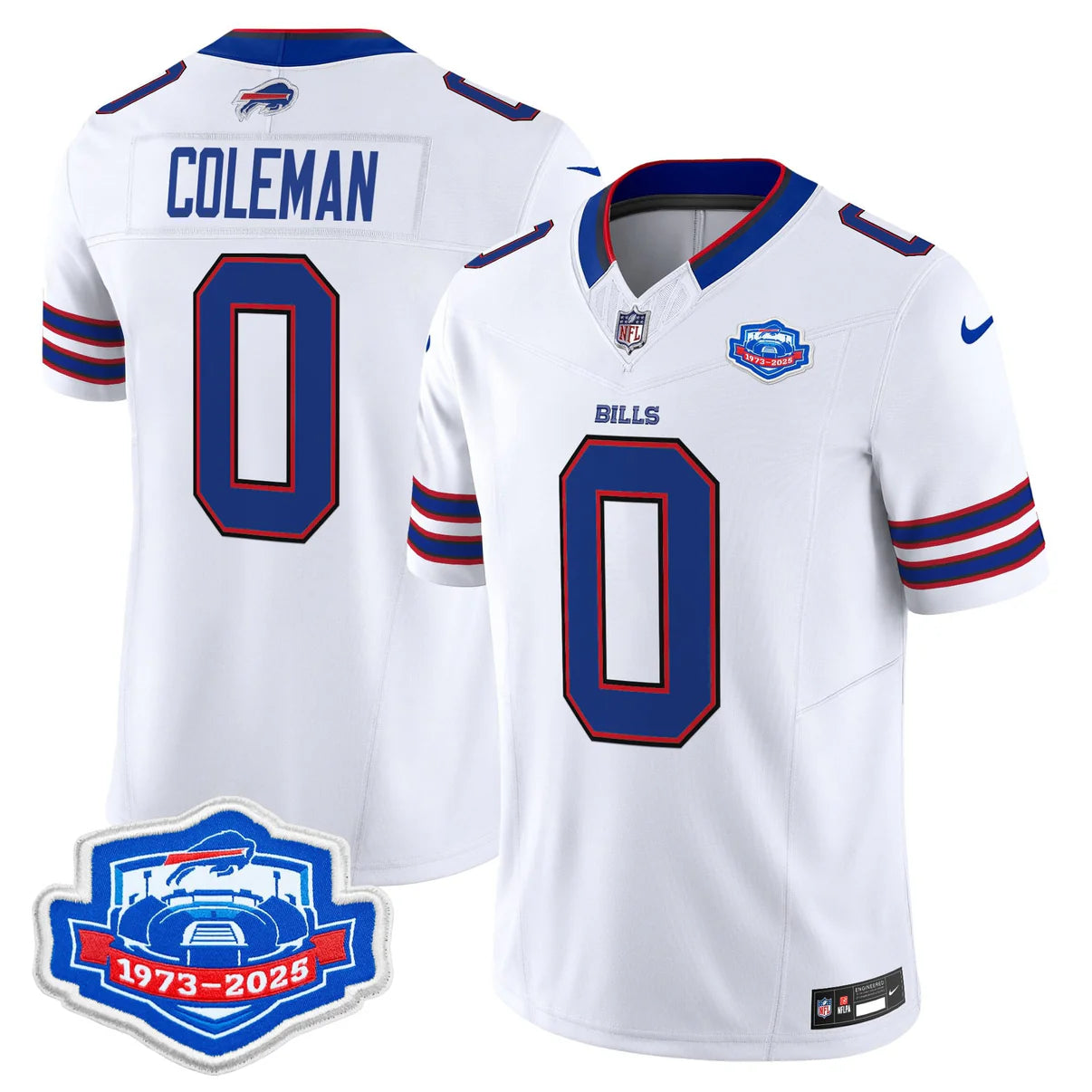 BUF 2025 Farewell Season Patch Vapor Limited Jersey - All Stitched
