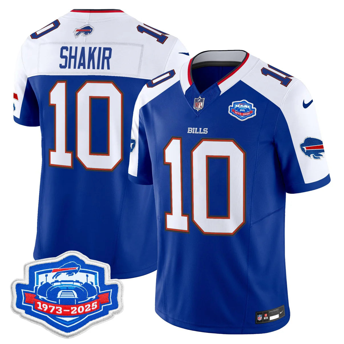 BUF 2025 Farewell Season Patch Vapor Limited Jersey - All Stitched