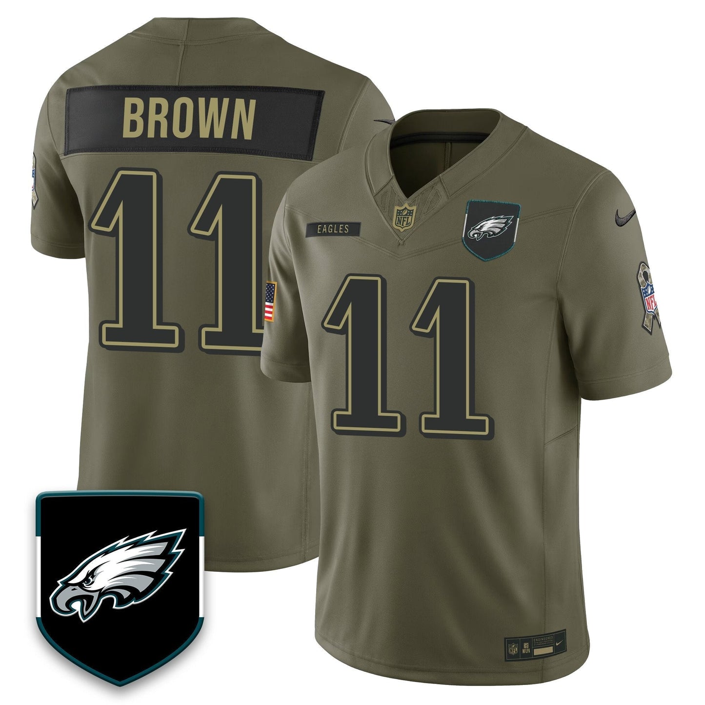 PHI 2025 Salute to Service Limited Jersey - All Stitched
