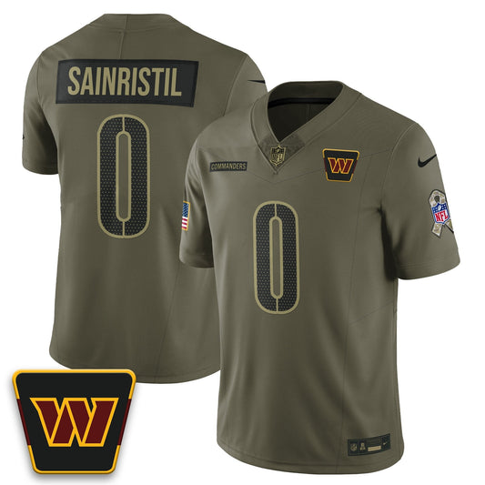 Washington Commanders 2025 Salute to Service Limited Jersey - All Stitched