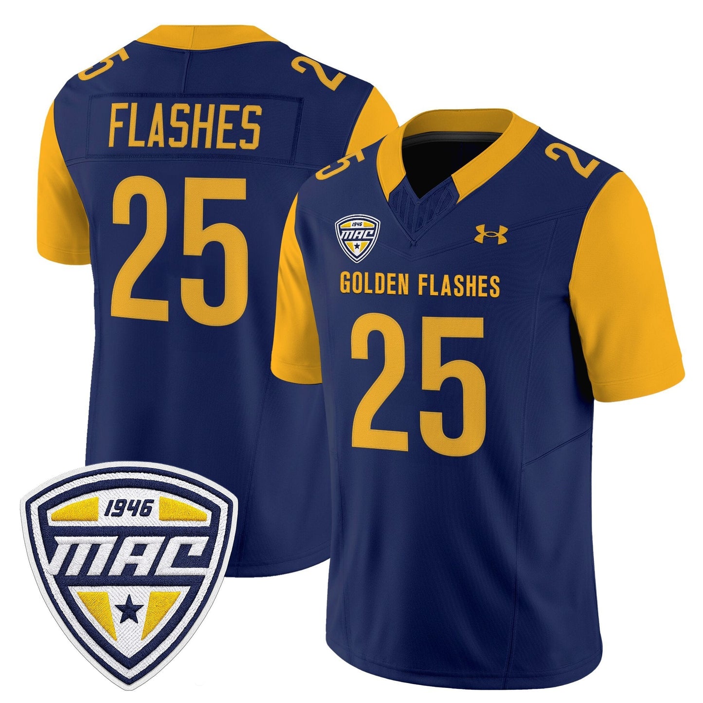 Men's Kent State Golden Flashes 2025 Vapor Limited Jersey - All Stitched