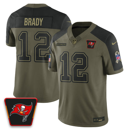 Tampa Bay Buccaneers 2025 Salute to Service Limited Jersey - All Stitched509VTHNJS237