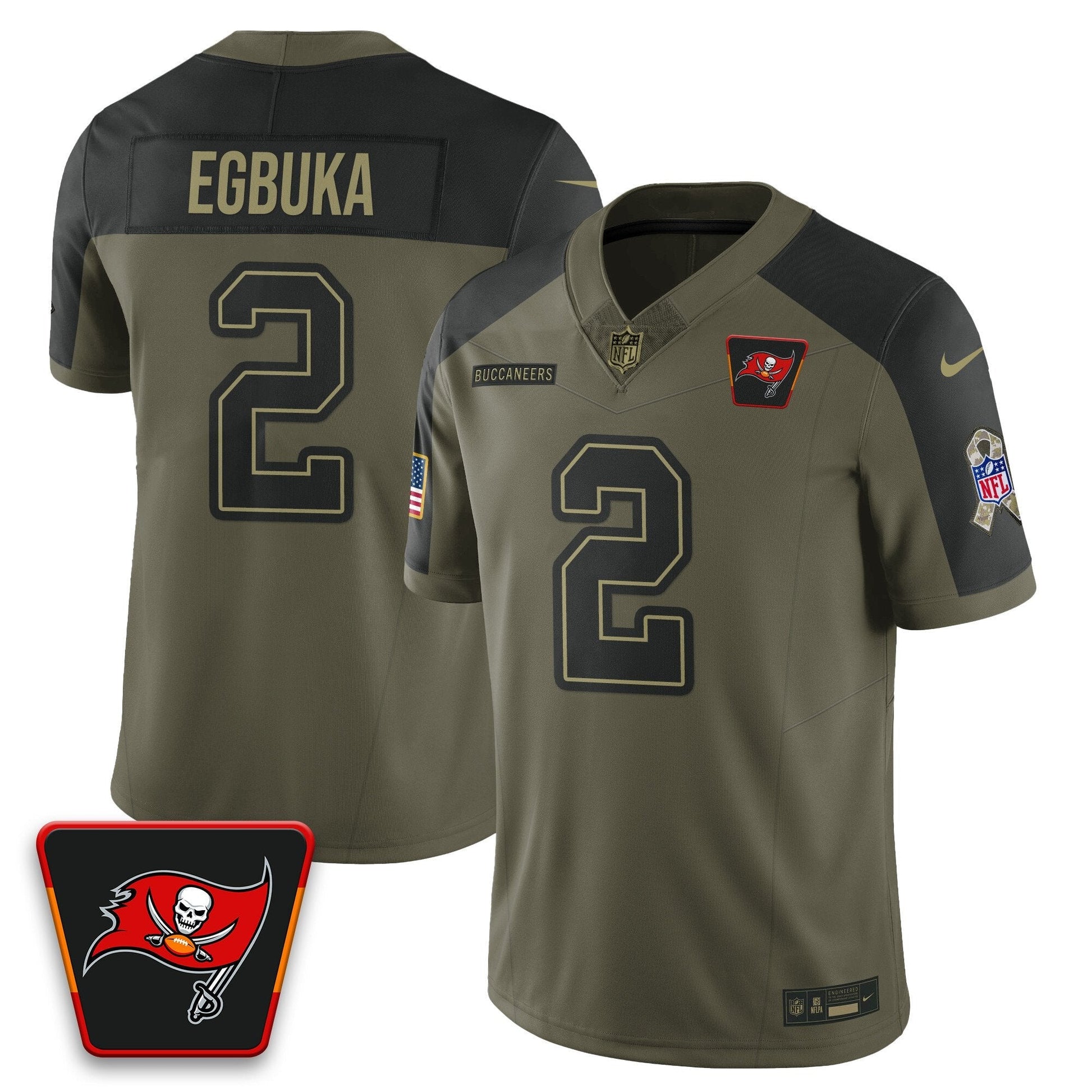 Tampa Bay Buccaneers 2025 Salute to Service Limited Jersey - All Stitched509VTHNJS237