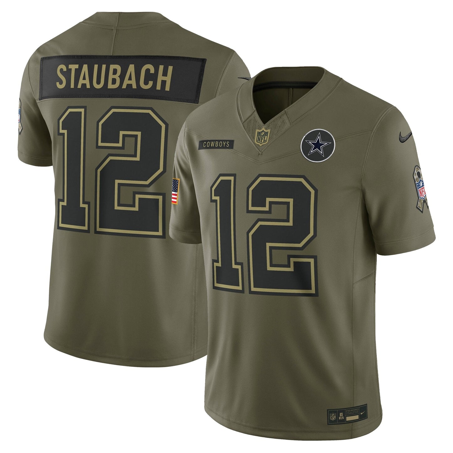 Dallas Cowboys 2025 Salute to Service Vapor Limited Jersey - All Stitched
