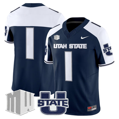 Men's Utah State Aggies 2025 Vapor Limited Jersey - All Stitched