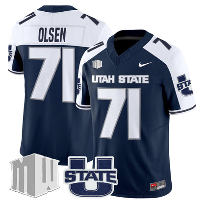 Men's Utah State Aggies 2025 Vapor Limited Jersey - All Stitched