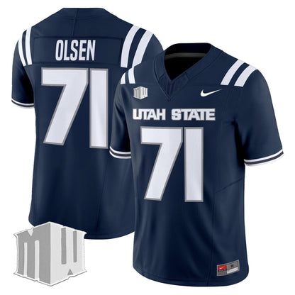 Men's Utah State Aggies 2025 Vapor Limited Jersey - All Stitched