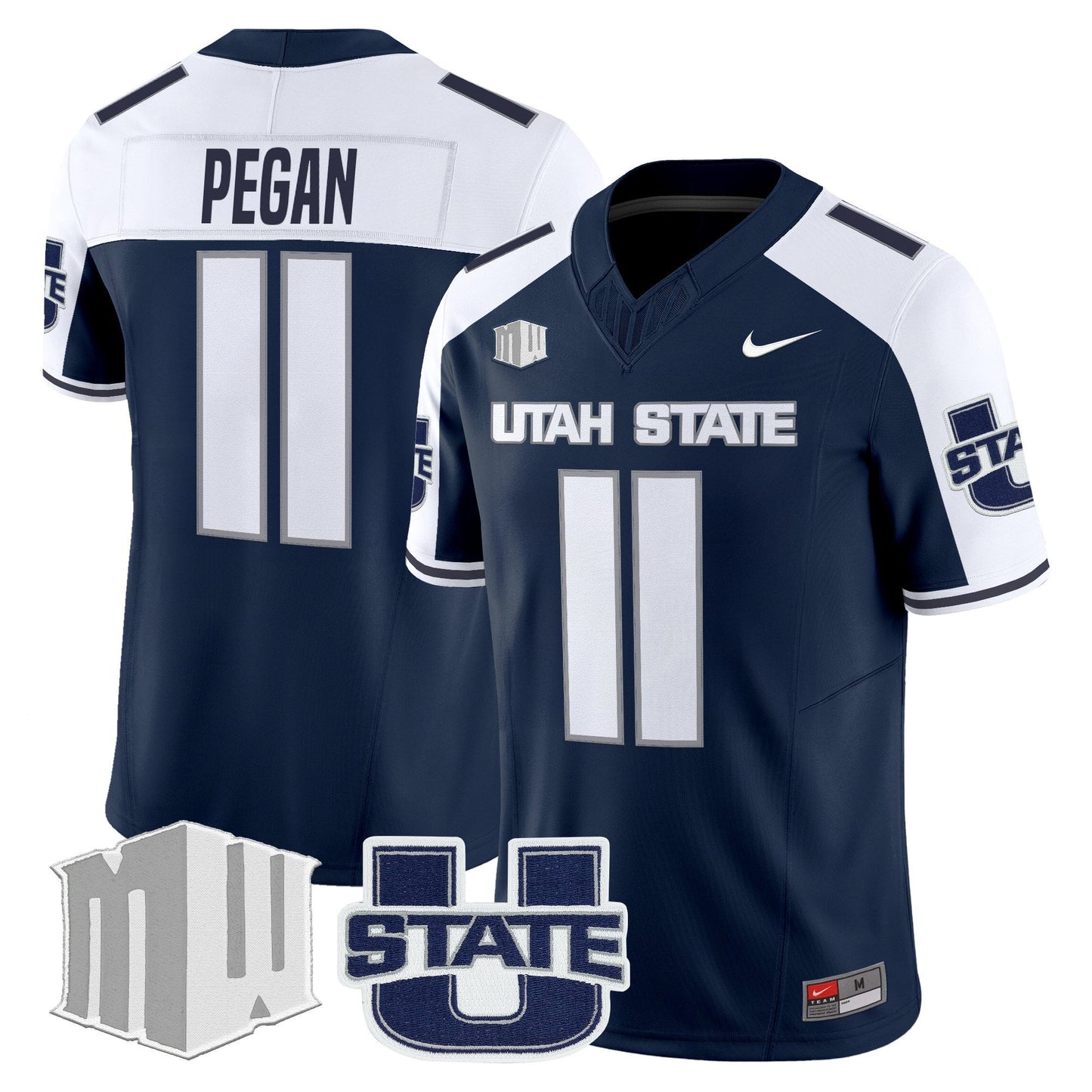 Men's Utah State Aggies 2025 Vapor Limited Jersey - All Stitched