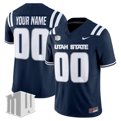 Utah State Aggies 2025 Vapor Limited Custom Jersey - All Stitched