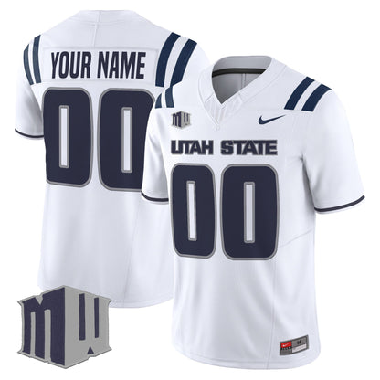 Utah State Aggies 2025 Vapor Limited Custom Jersey - All Stitched
