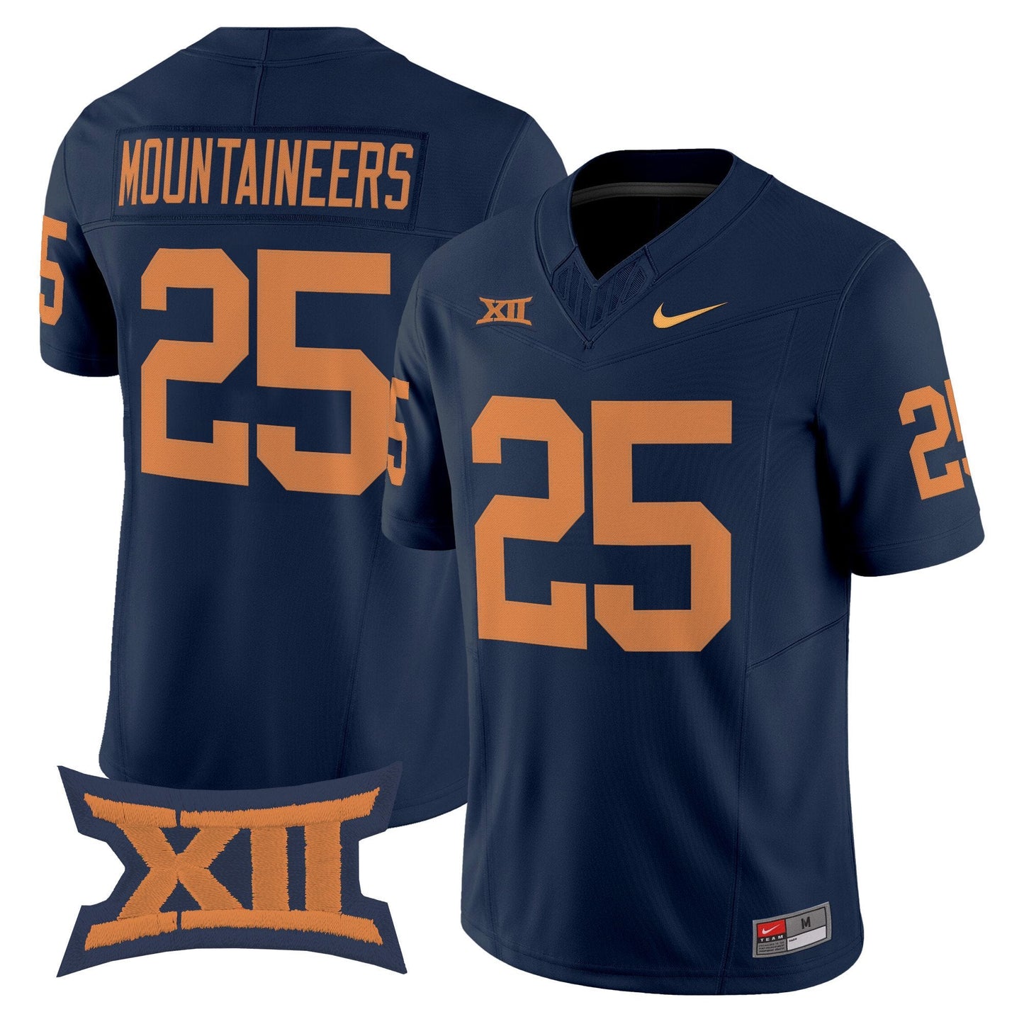 West Virginia Mountaineers 1965 Throwback Vapor Limited Jersey - All Stitched