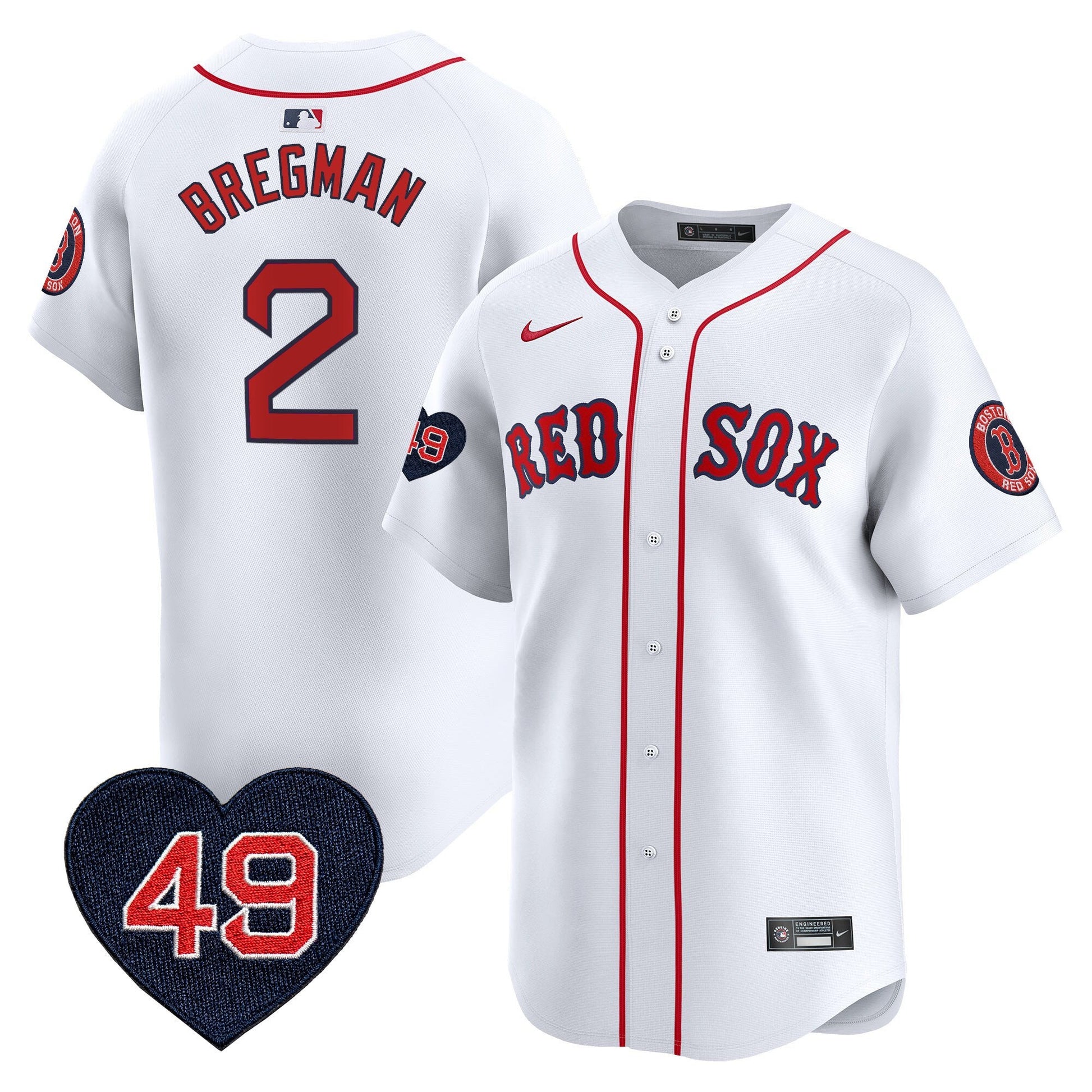 Men's Boston Red Sox Tim Wakefield Patch Vapor Premier Limited Jersey - All Stitched