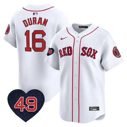 Men's Boston Red Sox Tim Wakefield Patch Vapor Premier Limited Jersey - All Stitched