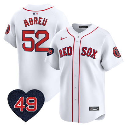 Men's Boston Red Sox Tim Wakefield Patch Vapor Premier Limited Jersey - All Stitched