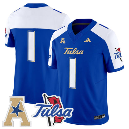 Men's Tulsa Golden Hurricane 2025 Vapor Limited Jersey - All Stitched