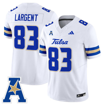 Men's Tulsa Golden Hurricane 2025 Vapor Limited Jersey - All Stitched
