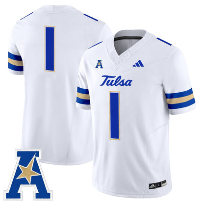Men's Tulsa Golden Hurricane 2025 Vapor Limited Jersey - All Stitched