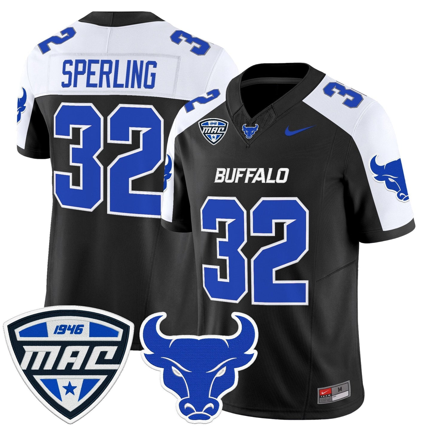 Men's Buffalo Bulls 2025 Vapor Limited Jersey - All Stitched
