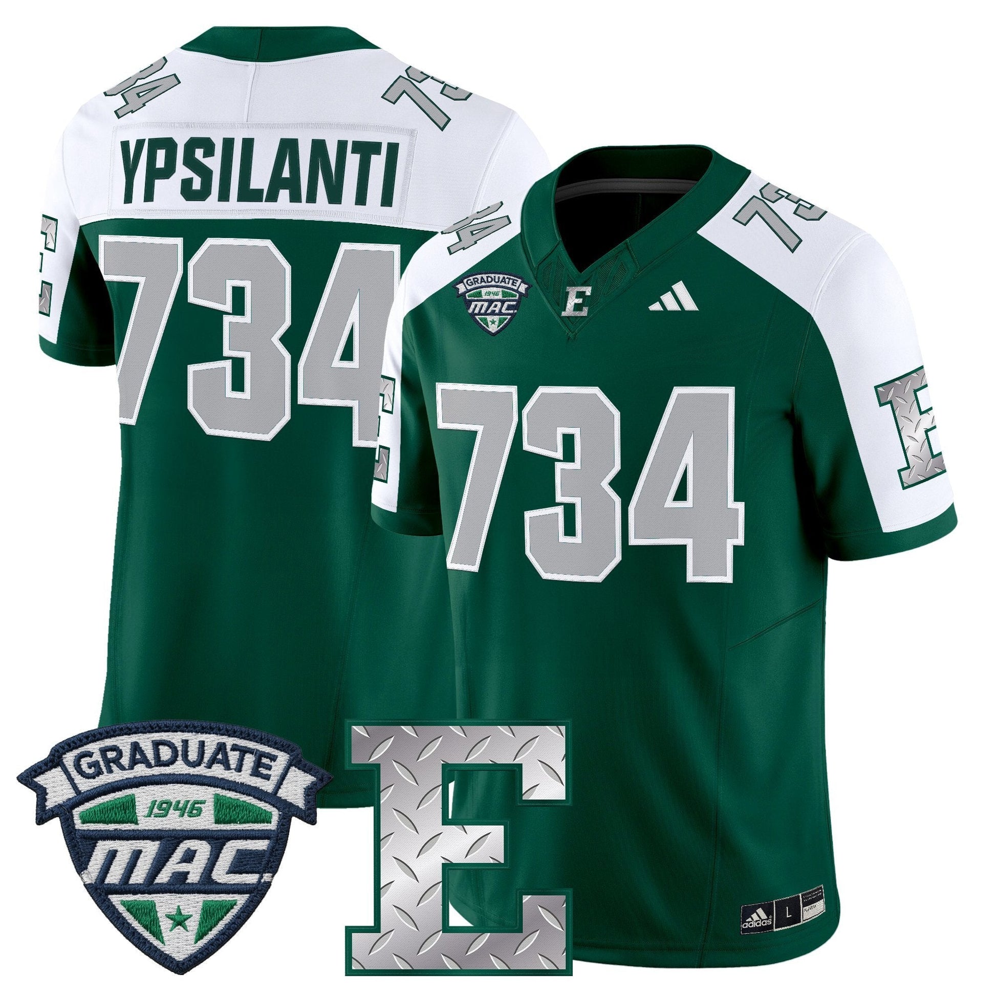 Men's Eastern Michigan Eagles 2025 Vapor Limited Jersey - All Stitched
