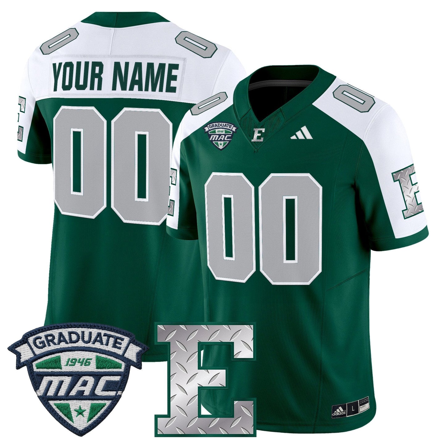 Eastern Michigan Eagles 2025 Vapor Limited Custom Jersey - All Stitched