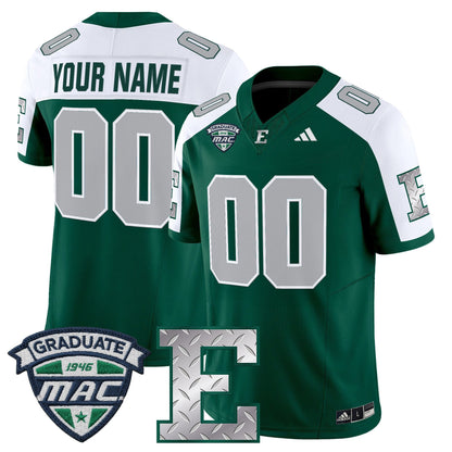 Eastern Michigan Eagles 2025 Vapor Limited Custom Jersey - All Stitched