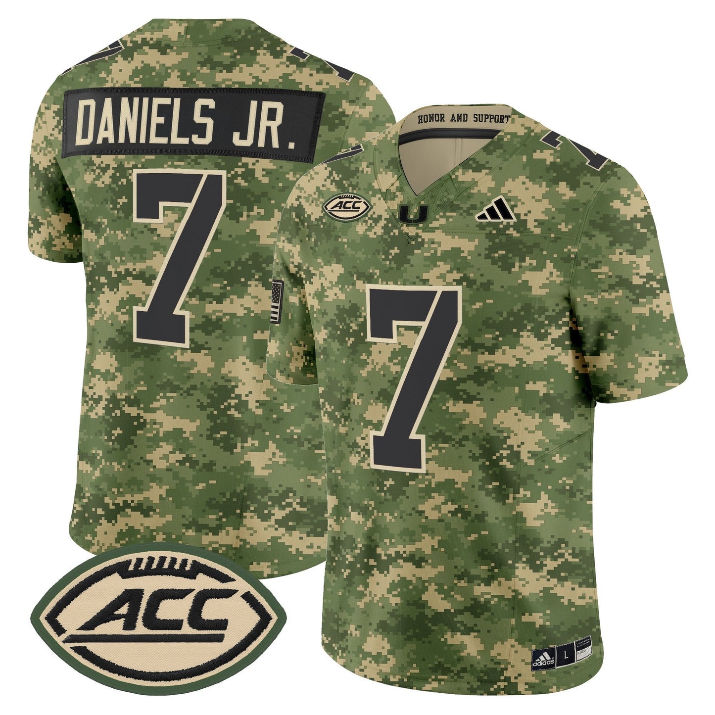 Miami Hurricanes 2025 'Honor and Support' Vapor Limited Jersey - All Stitched