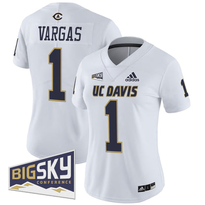 Women's UC Davis Aggies 2025 'Lake Tahoe Patch' Vapor Limited Jersey - All Stitched