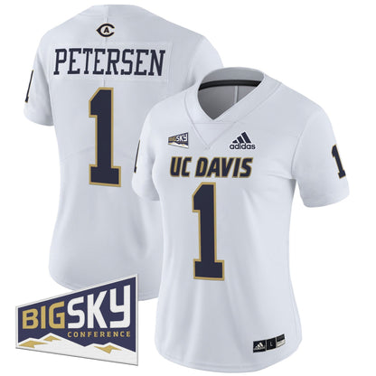 Women's UC Davis Aggies 2025 'Lake Tahoe Patch' Vapor Limited Jersey - All Stitched