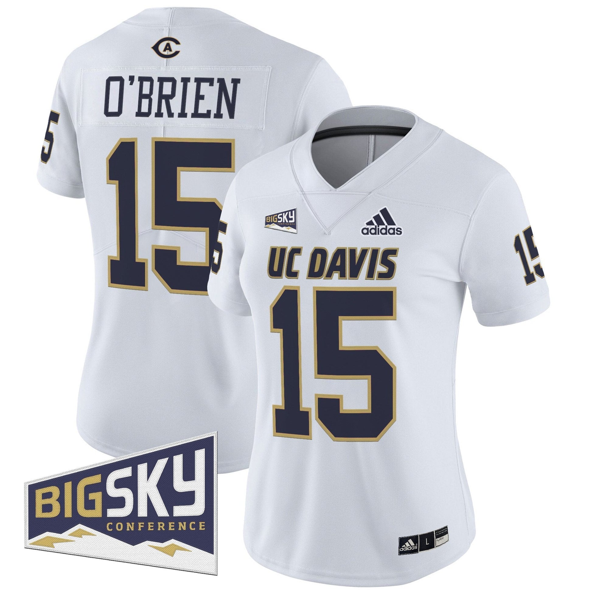 Women's UC Davis Aggies 2025 'Lake Tahoe Patch' Vapor Limited Jersey - All Stitched