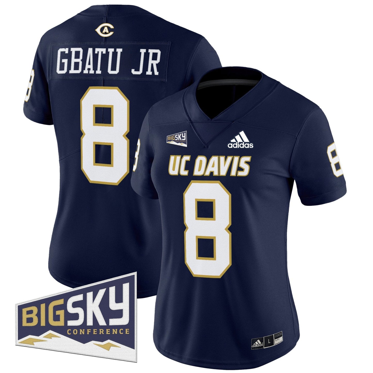 Women's UC Davis Aggies 2025 'Lake Tahoe Patch' Vapor Limited Jersey - All Stitched