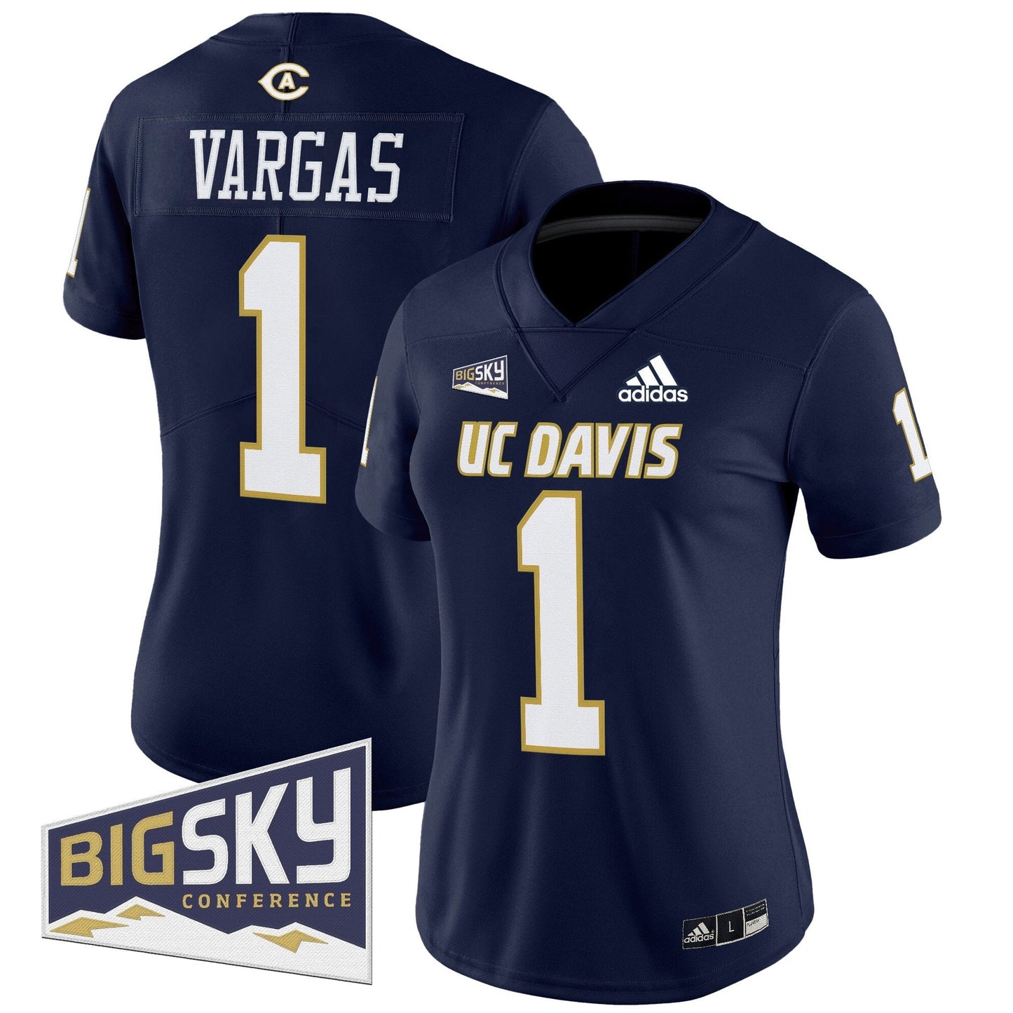 Women's UC Davis Aggies 2025 'Lake Tahoe Patch' Vapor Limited Jersey - All Stitched