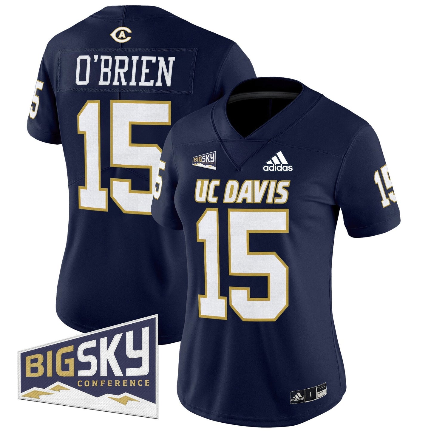 Women's UC Davis Aggies 2025 'Lake Tahoe Patch' Vapor Limited Jersey - All Stitched