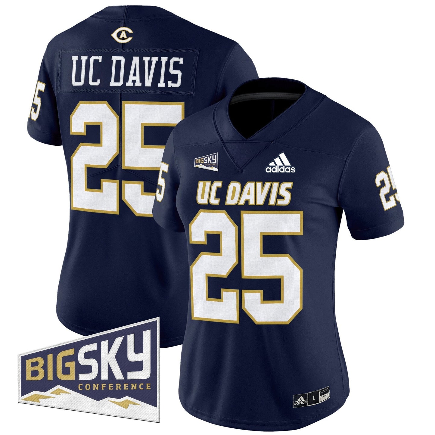 Women's UC Davis Aggies 2025 'Lake Tahoe Patch' Vapor Limited Jersey - All Stitched