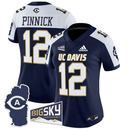 Women's UC Davis Aggies 2025 'Lake Tahoe Patch' Vapor Limited Jersey - All Stitched