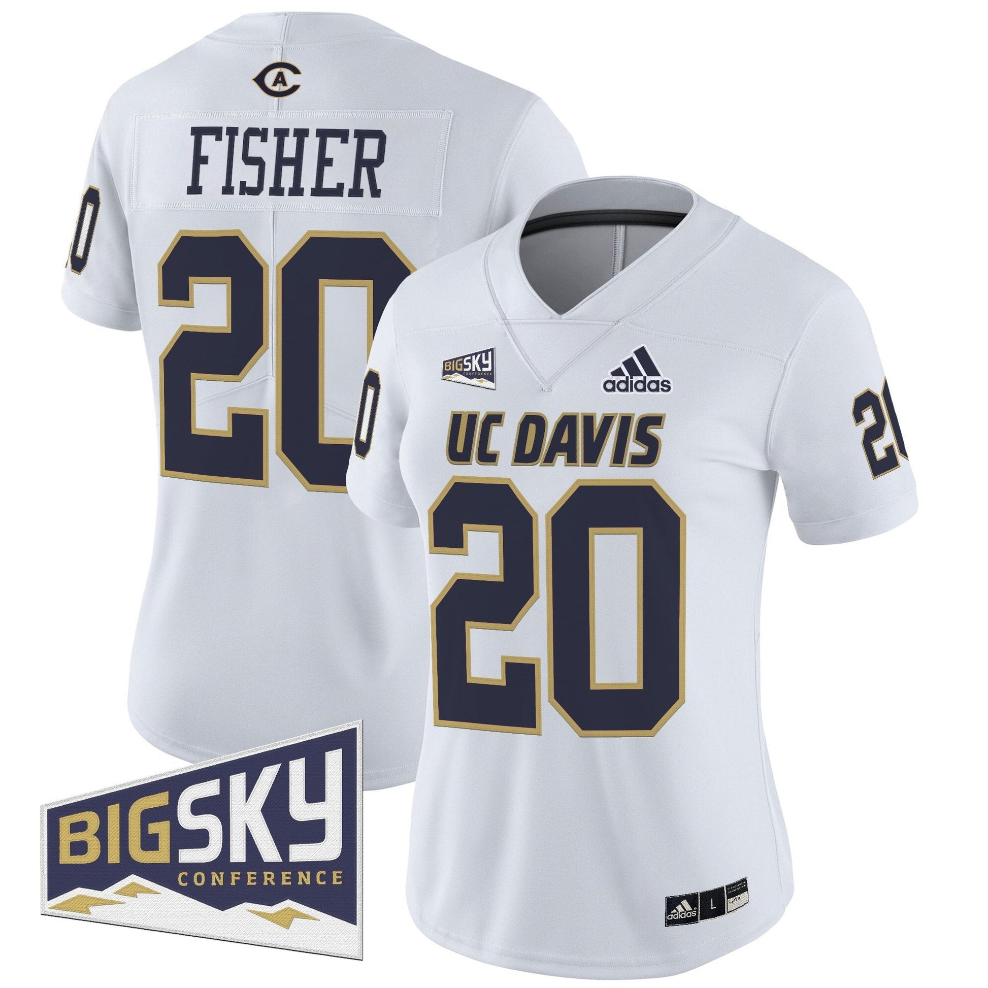 Women's UC Davis Aggies 2025 'Lake Tahoe Patch' Vapor Limited Jersey - All Stitched