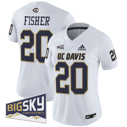Women's UC Davis Aggies 2025 'Lake Tahoe Patch' Vapor Limited Jersey - All Stitched